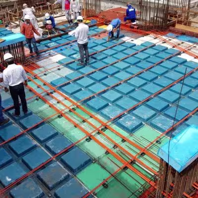 Encofrados en posicion